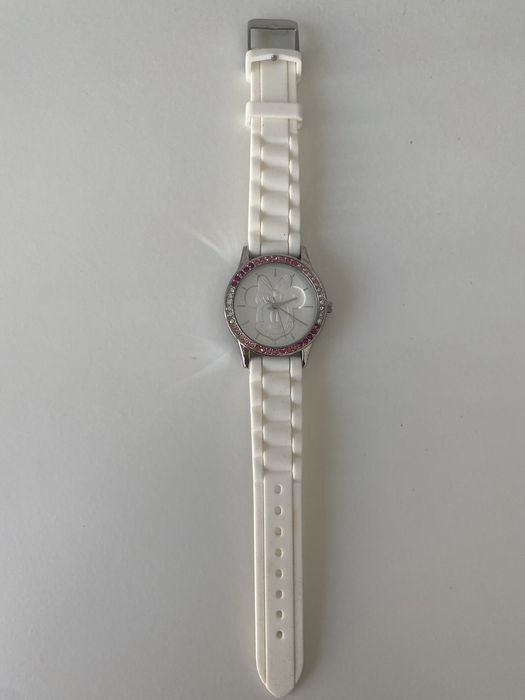 Relogio Minnie branco