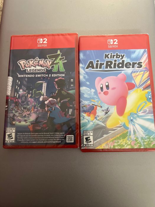 Nintendo Switch 2  Pokémon Legends Z + Kirby Air Riders – nowe / stan idealny