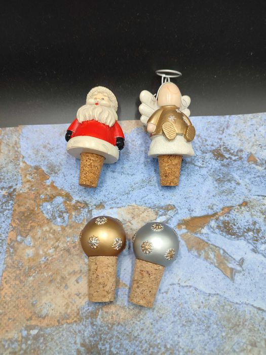 Korki Do butelek - świąteczne z masy - design - 2457