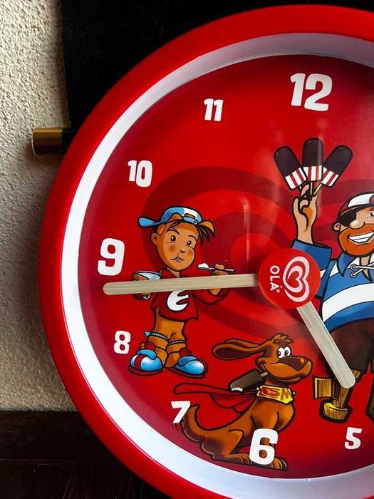 Relógio de Parede Promocional Vintage Olá Gelados