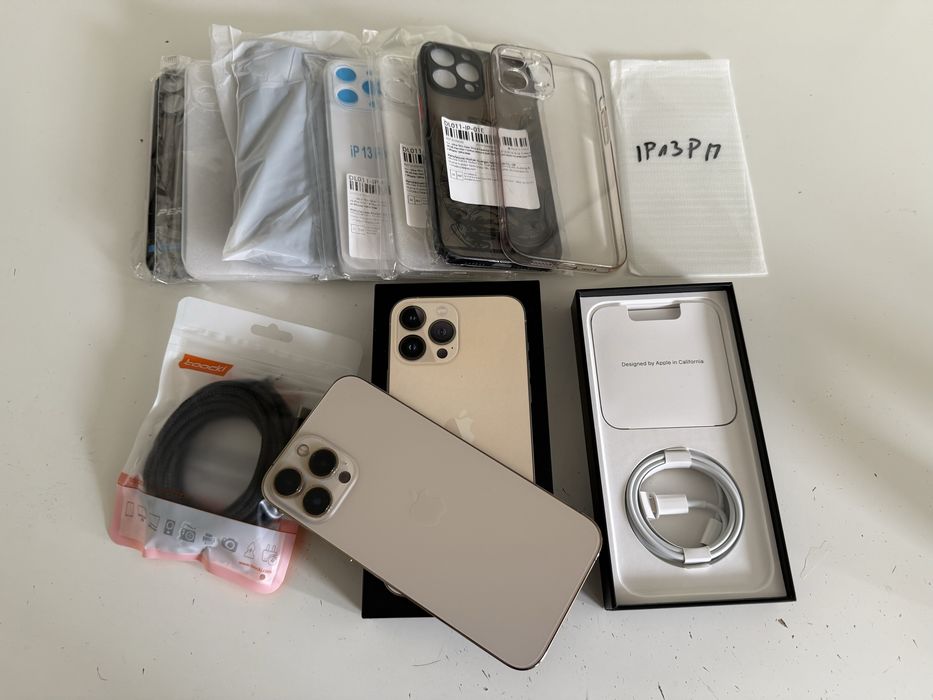 Iphone 13 Pro Max 256GB Gold Stan Idealny Bateria 89%
