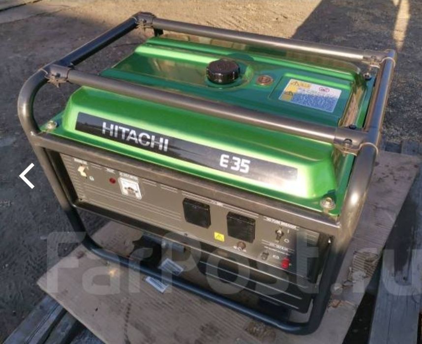 Однофазний (230 В) генератор Hitachi E35