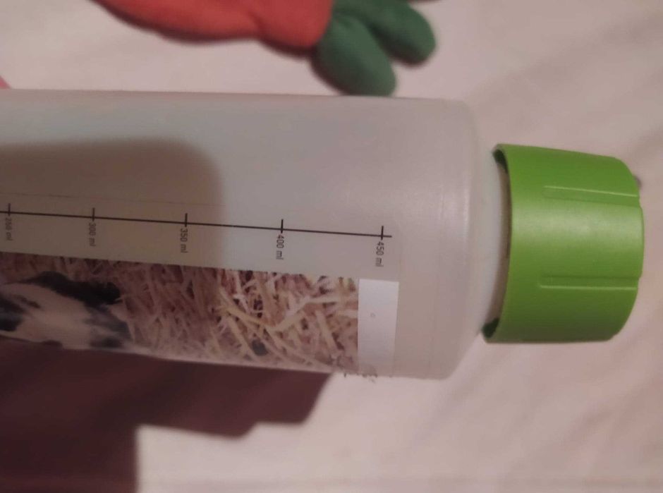 Poidełko 450 mil, poduszka marchewka, pień do gryzienia + XL  siana