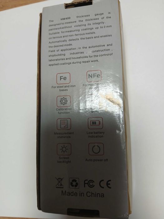 Товщиномір фарби HW 400