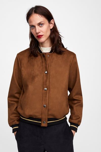 Bomber Zara camursa