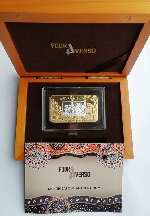 Ніуе 5 доларів 2018р. Срібло з позолотою. Австралійська коала. 2 OZ