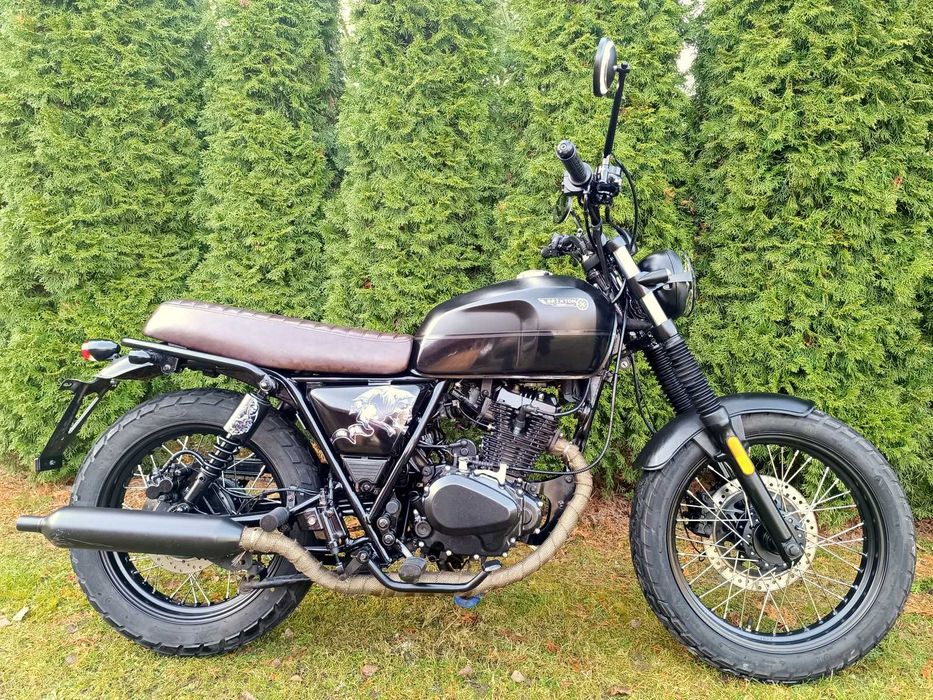 brixton bx 125 ABS Cafe Racer Cromwell kat B 2256 km swm mash
