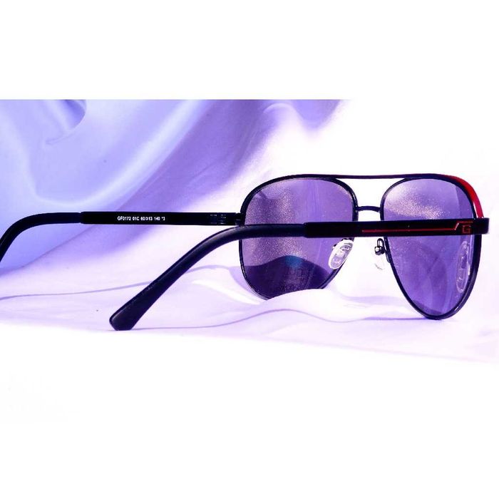 Okulary GUESS GF0172  czarne czerwone aviatory polaryzacja sunglasses pilotki Cena Producenta: 980 PLN