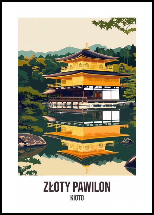 Plakat 68x98cm Złoty Pawilon