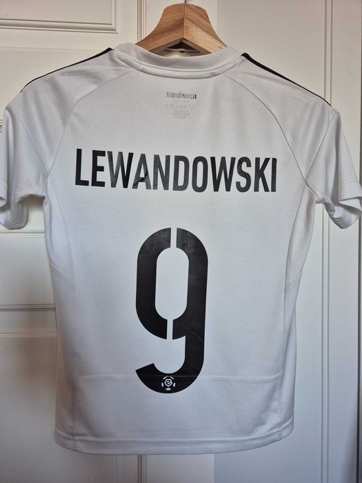 Koszulka Legii Lewandowski nr 9 na 9-10 lat; 140 cm