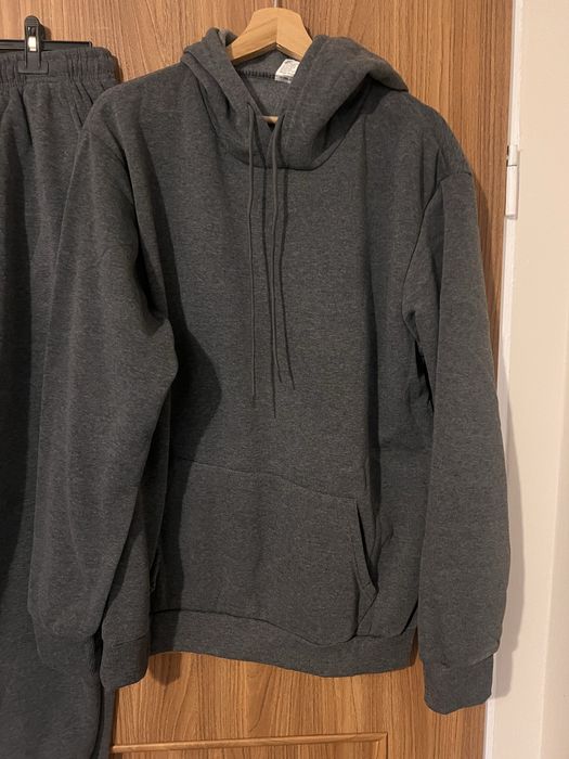 Dres męski, zestaw, nowy , szary, rozmiar xl