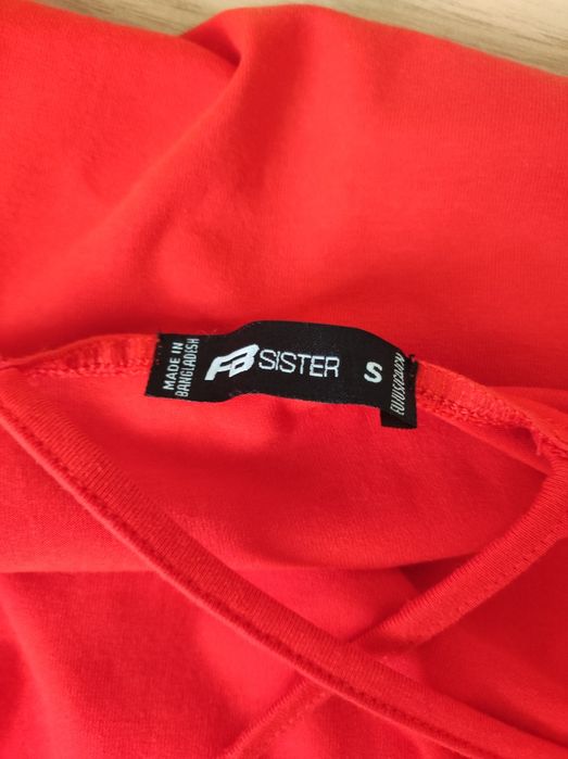 Sukienka czerwona S 36 FB Sister lato