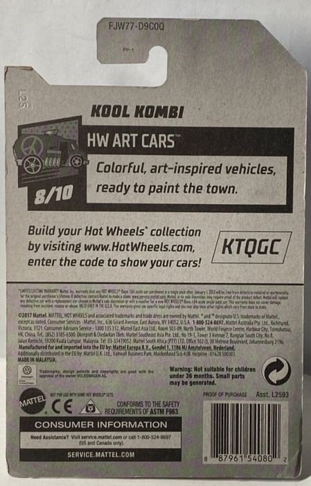 Kool Kombi Hot Wheels 2018