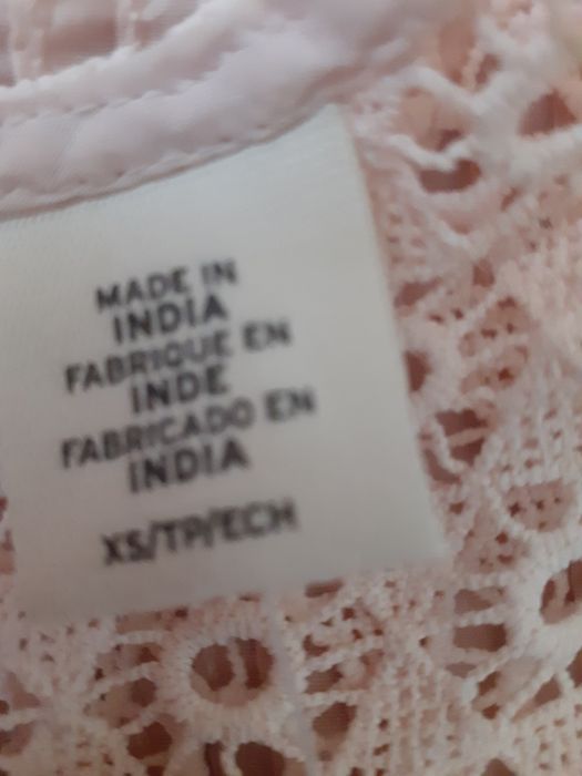 Bluzka pudrowy róż S/M