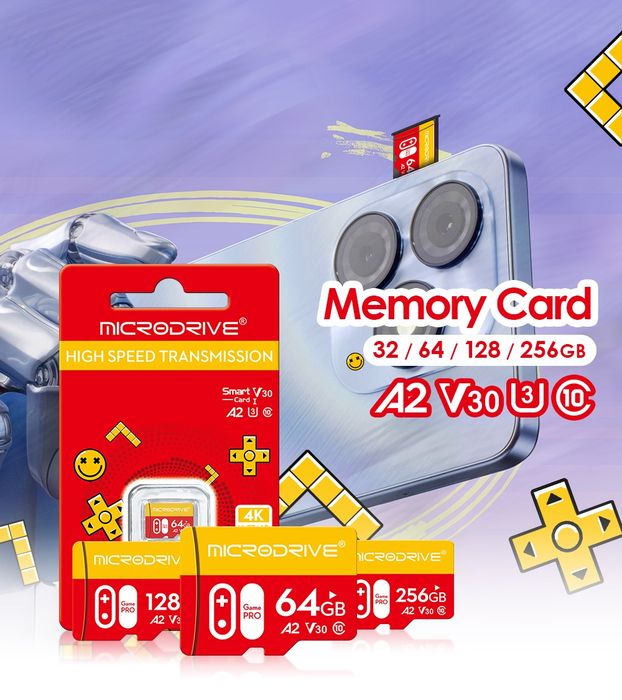 64гб SD Card сд карта флешка мікро СД micro SD камери відеонагляду фотокамери відеокамери телефон
