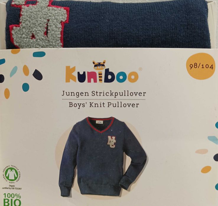 Sweterek Dziecięcy 98/104 Granatowy