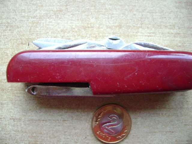 Starocie z PRL - Scyzoryk chiński z urwanym korkociągiem TANIO