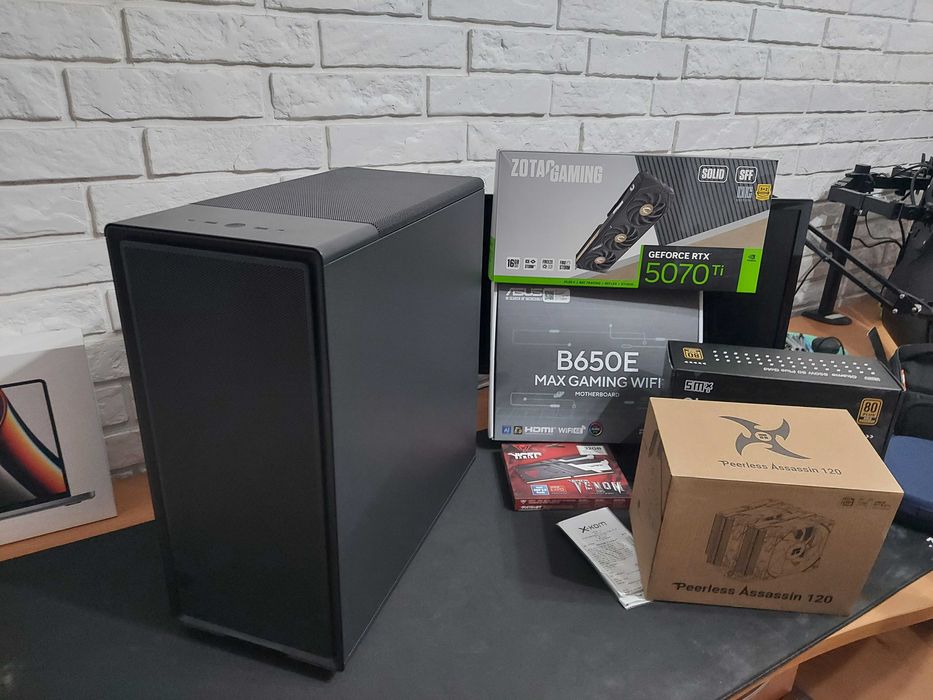 Komputer RTX 5070TI 16gb|32Gb 6000 cl30|1TB M2|850W 80+gold|Fractal Design