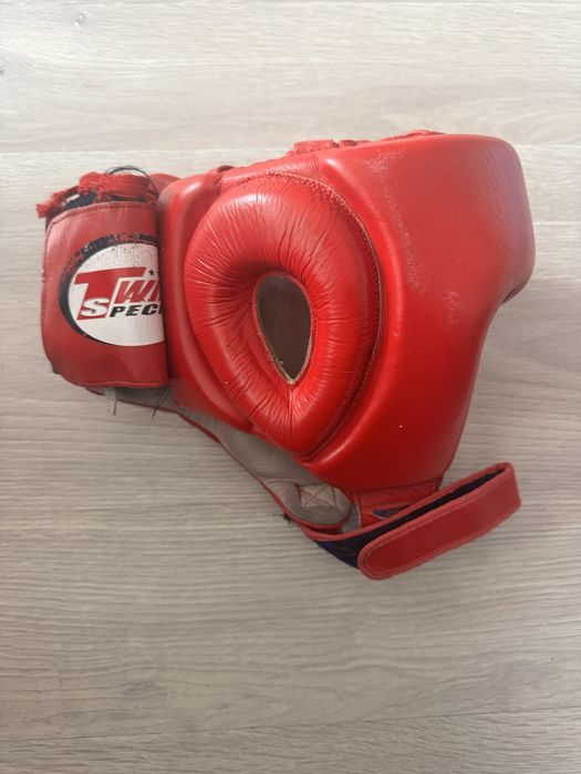 Vendo capacete Twins pele verdadeira M vermelho