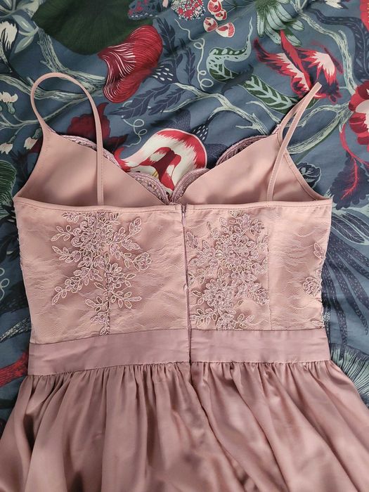 Sukienka elegancka, długa wieczorowa na studniówkę, wesele