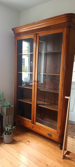 Móvel livreiro de mogno sec XIX