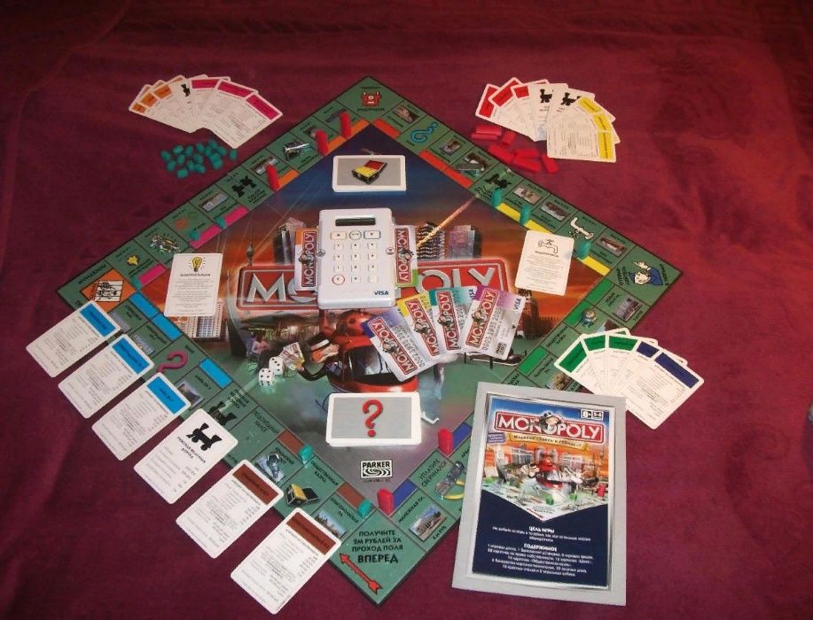 Монополия развивающая,настольная игра