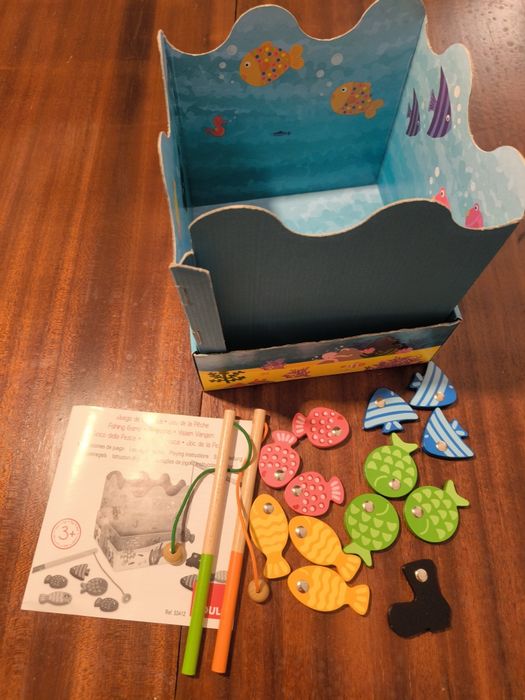 Jogo de pesca magnético