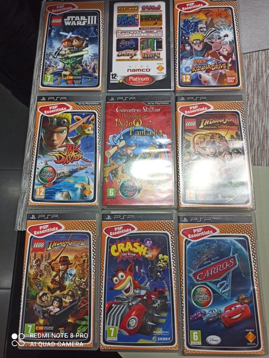 Jogos originais para PSP