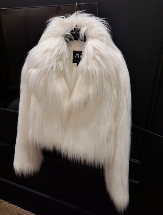 Шуба Zara искусственный мех