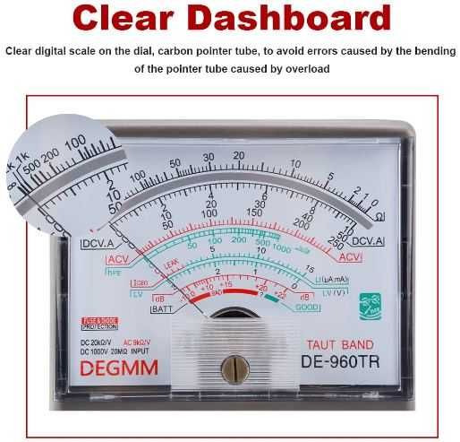 Analogowy Miernik DE-960TR