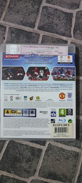 Jogo PES 2012 PS3 Pro Evolution Soccer