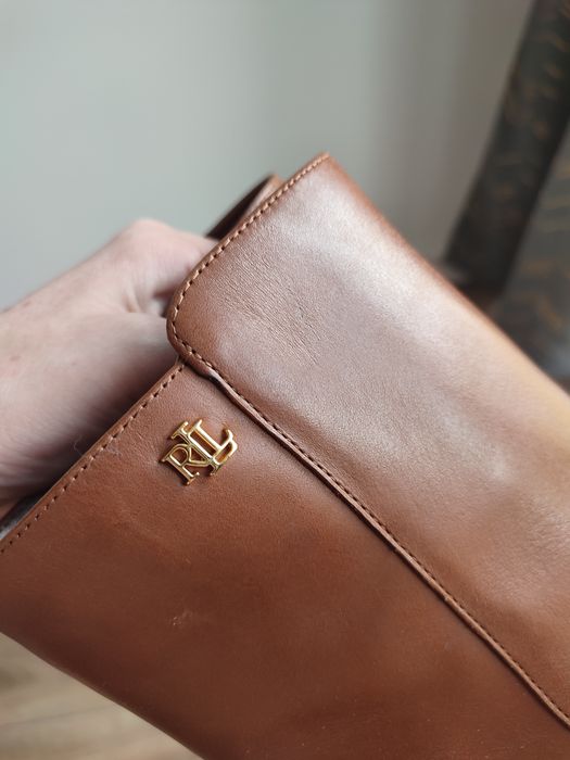 Ralph Lauren nowe karmelowe botki r.43