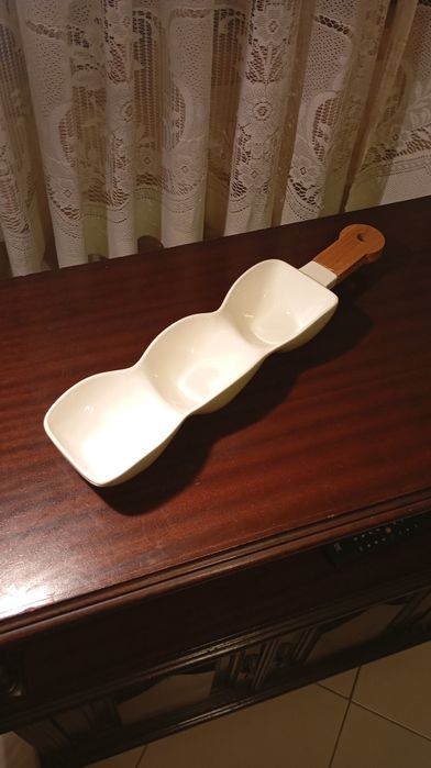 Taça Aperitivos/Molhos c/ 3 divisórias