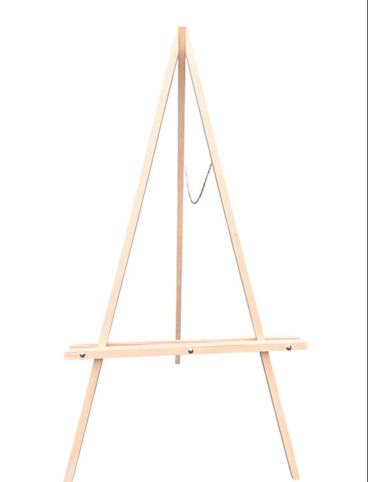 Drewniana sztaluga trójnóg