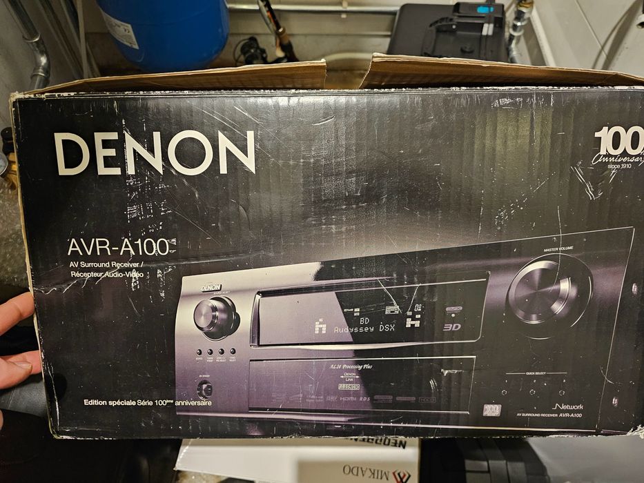 Denon AVR-A100 +pilot+mikrofon
