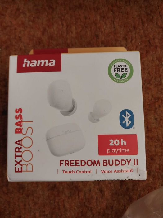 Słuchawki, hama FREEDOM BUDDY 2 I  MEGA BASS!