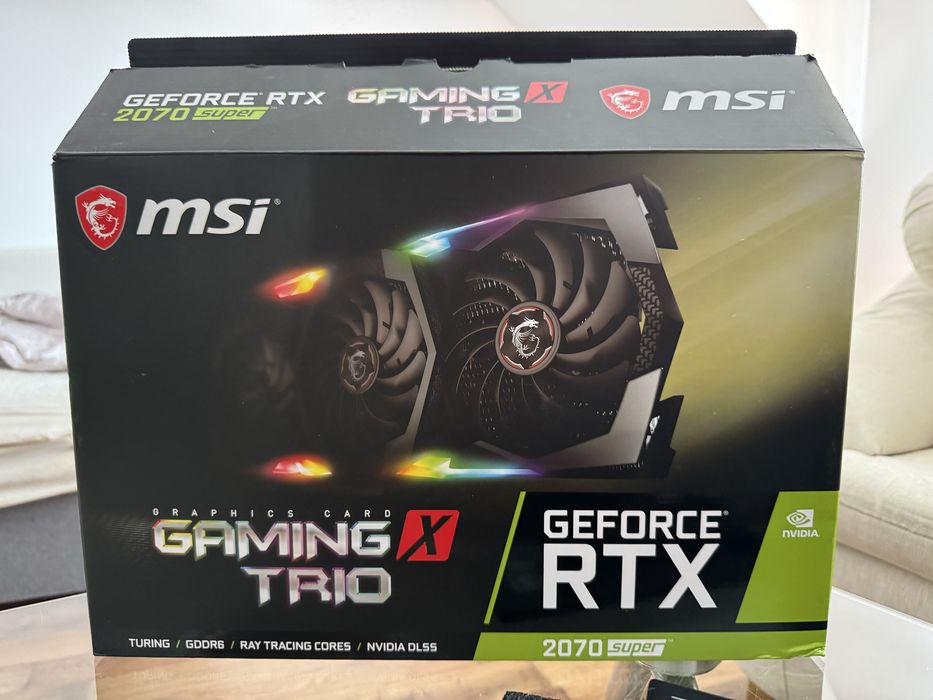 MSI GeForce RTX 2070 SUPER GAMING X TRIO 8GB — BOX — Cicha — Zadbana ...