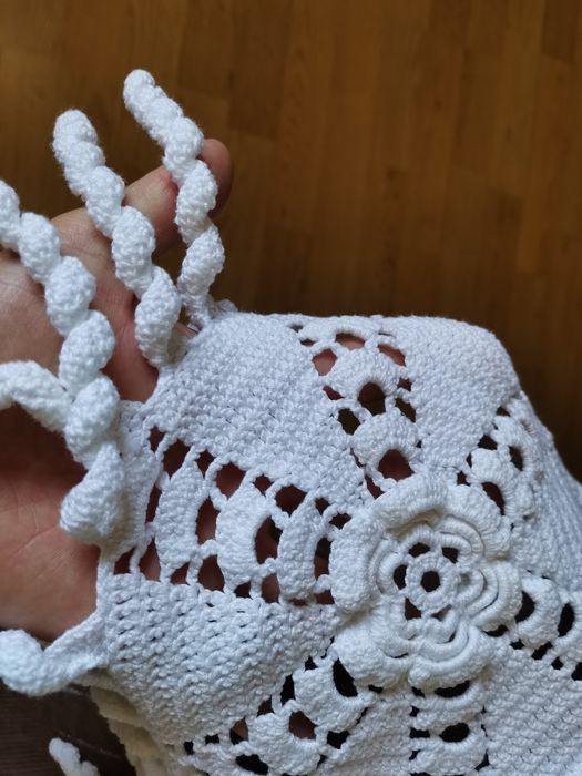 Colcha de linho - feita a mão