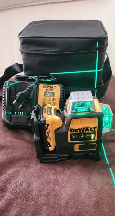 Laser nivel Dewalt novo completo