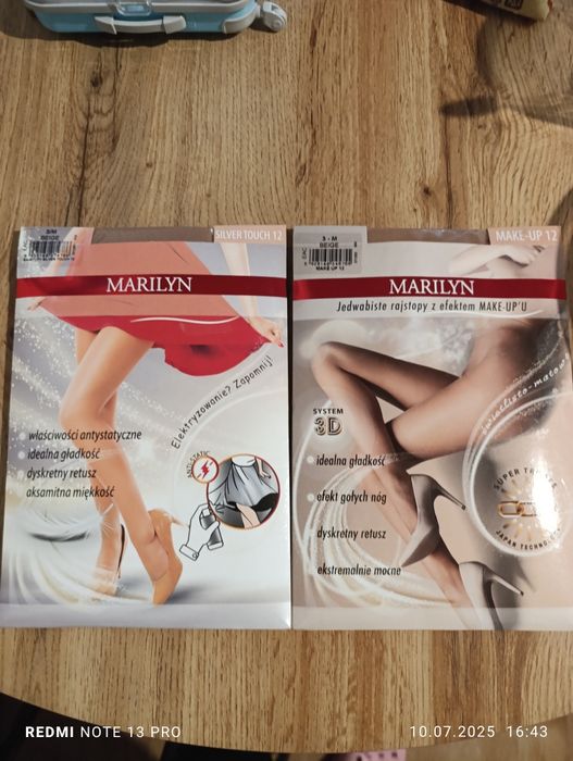 Rajstopy Merilyn Make-UP 12. Zestaw. Rozmiar 3-M