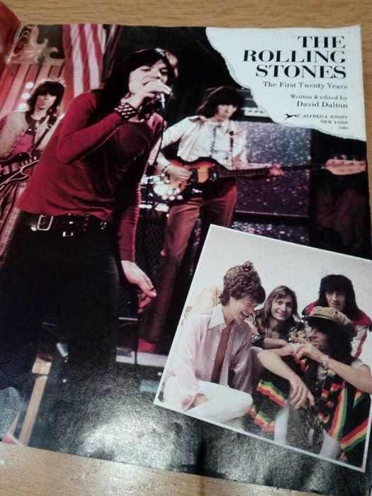 Rolling Stones - dois livros raros 1974 a 1981