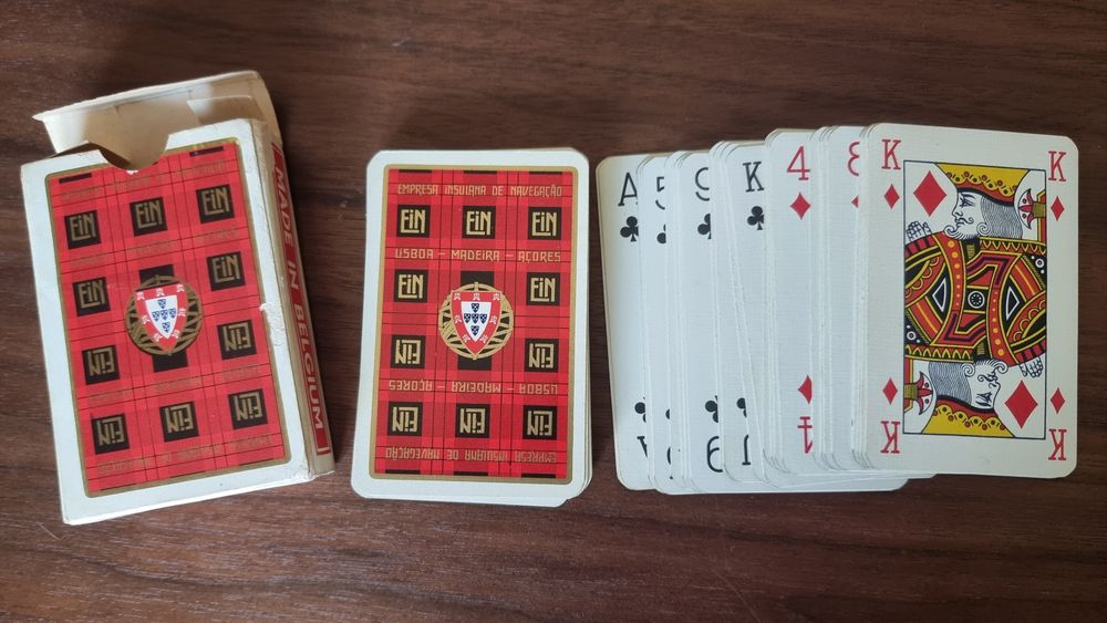 Baralho de Cartas da antiga Empresa Insulana de Navegação- EIN