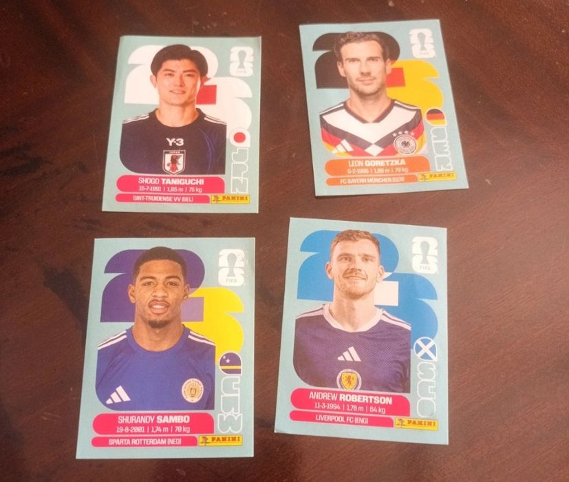 Cromos para troca Fifa 2026