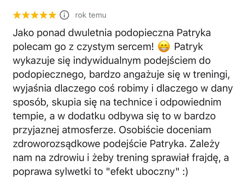 Trener Personalny WŁASNA SIŁOWNIA