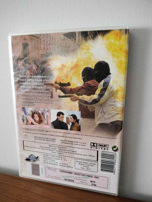 Movie DVD: Terrorism Objective Paris - Code Name: DP64552637159553122