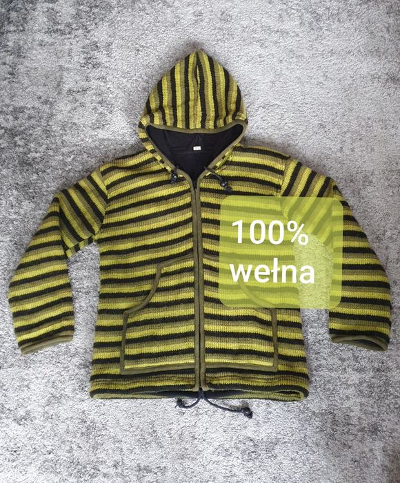 Bluza kurtka polar sweter nepal indie boho hipi