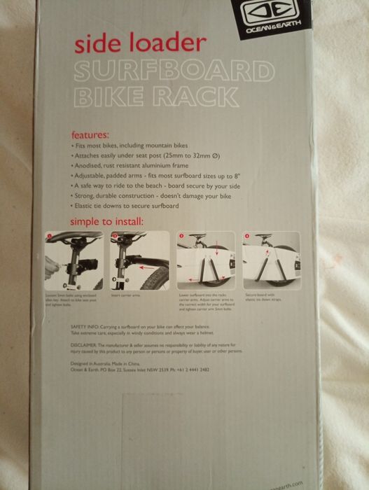 Apoio de prancha de surf ocean & earth