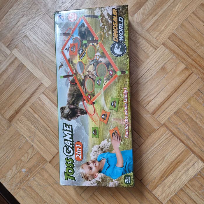 Gra zręcznościowa 2w1 Plansza Dinozaury