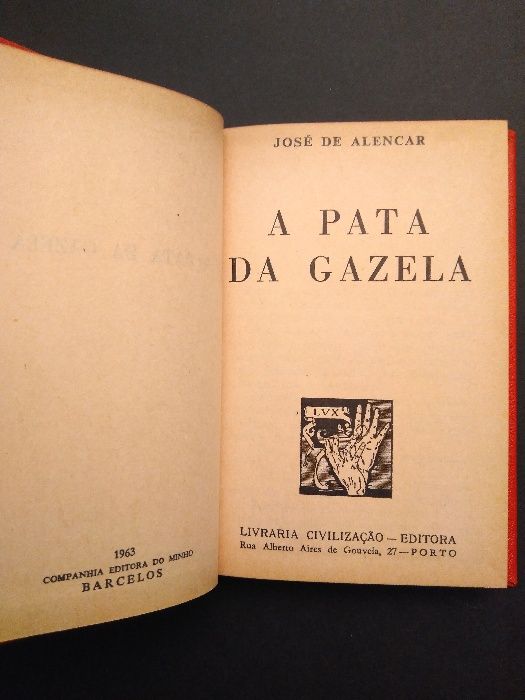 Raridade - José de Alencar - A pata da gazela