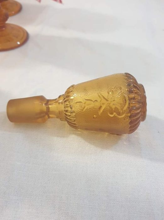 Conjunto antigo em vidro soprado